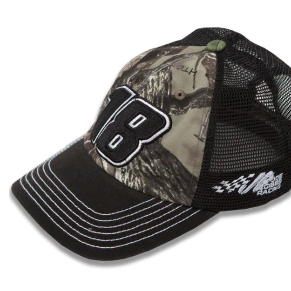 Kyle Busch #18 Blackout Camo/M & M'S Joe Gibbs Racing team issued cap NASCAR NWT - Picture 4 of 15